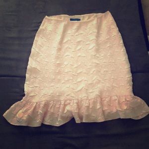 Matthew Stevens Light Candy Pink Midi Skirt